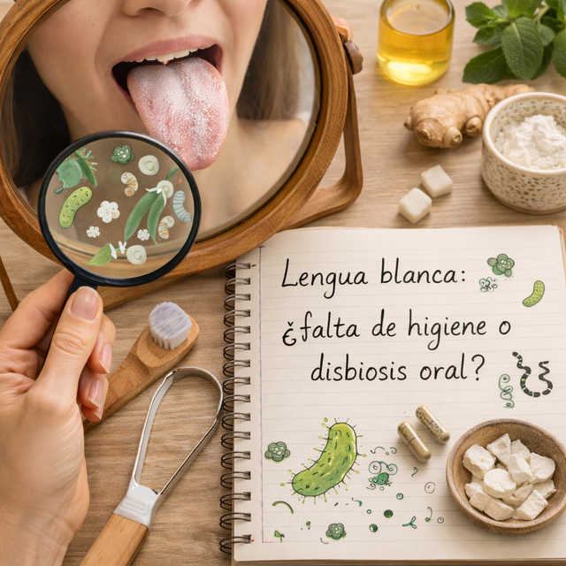 Lengua blanca: ¿falta de higiene o disbiosis oral? 