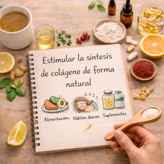 Cómo estimular la síntesis de colágeno de forma natural