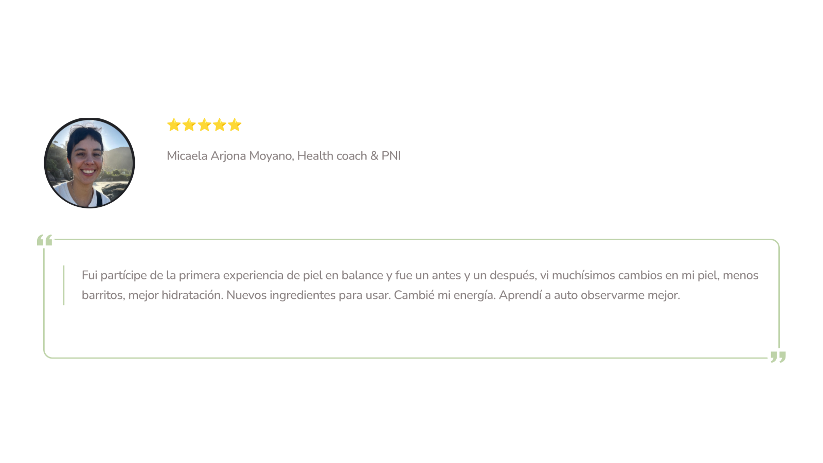 testimonio poros dilatados