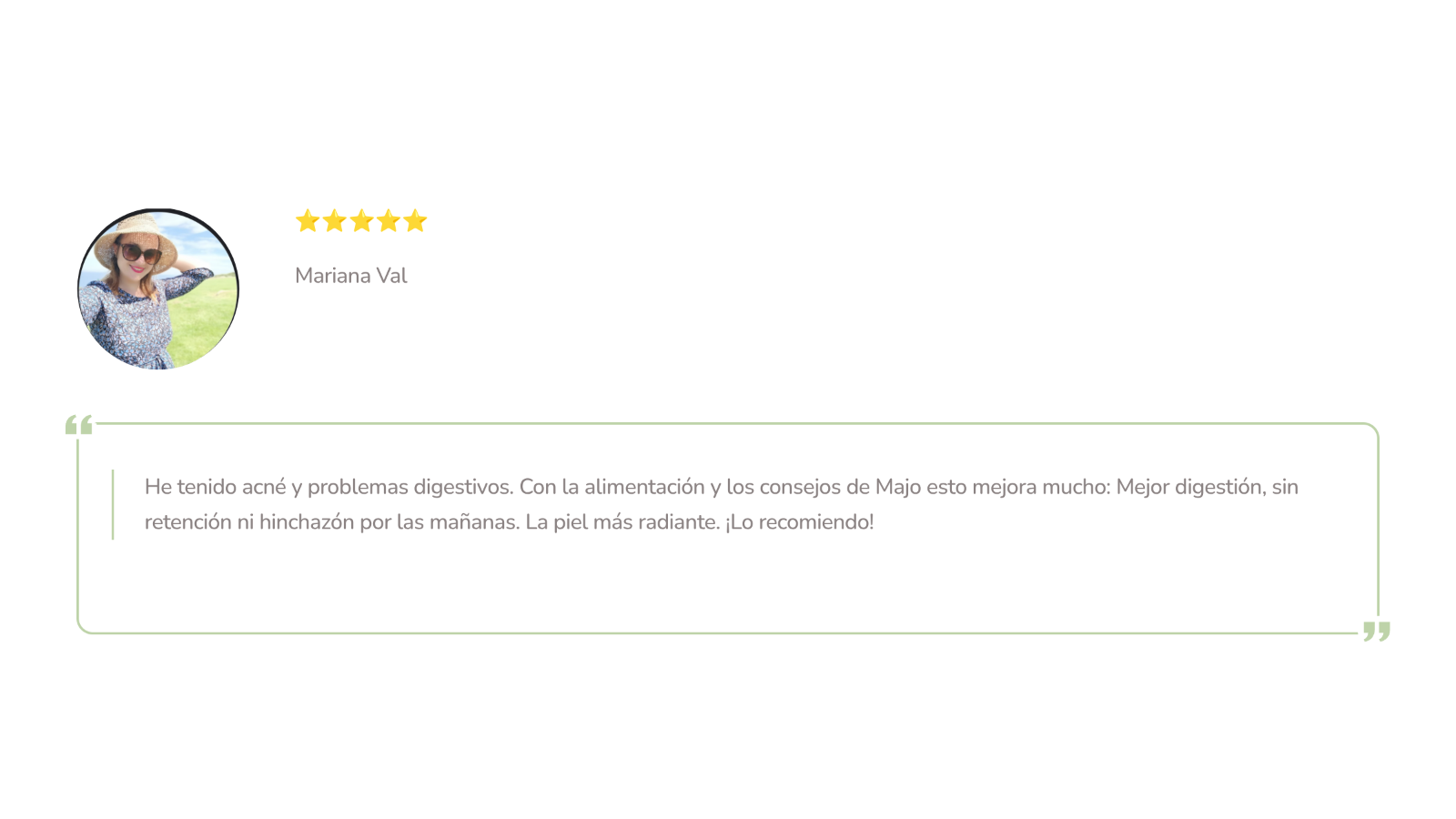 digestion hinchazon testimonio