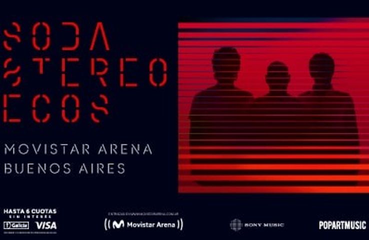 Soda Stereo Ecos - 21/03 Platea Baja Sector 102 (1 Entrada)