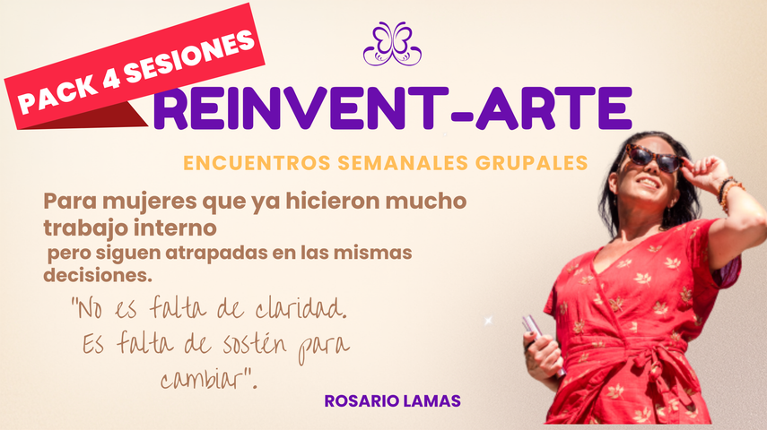 Pack 4 sesiones - Reinvent-Arte Grupal
