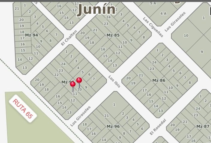 Terrenos en venta - Los Girasoles a mts de ruta 65