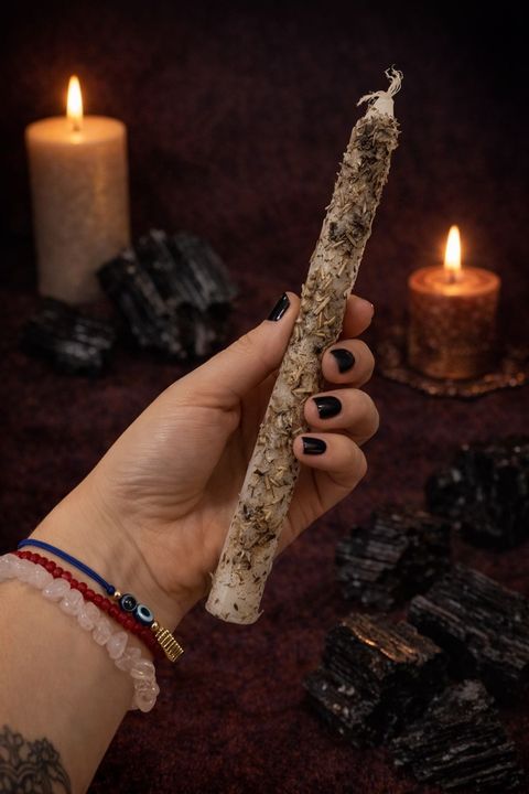 Vela para Protección Espiritual y Conexión con tus Guías