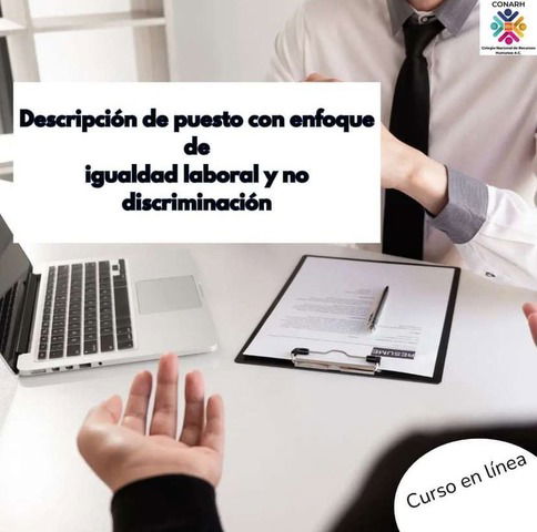 Grabación del curso Descripción de puesto con enfoque de igualdad laboral y no discriminación (10 Julio de 2024)