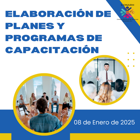 Grabación del curso de Elaboración de planes y programas de capacitación (08 Enero de 2025)