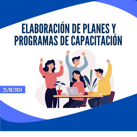 Grabación del curso de Elaboración De Planes Y Programas De Capacitación (25 Septiembre de 2024)