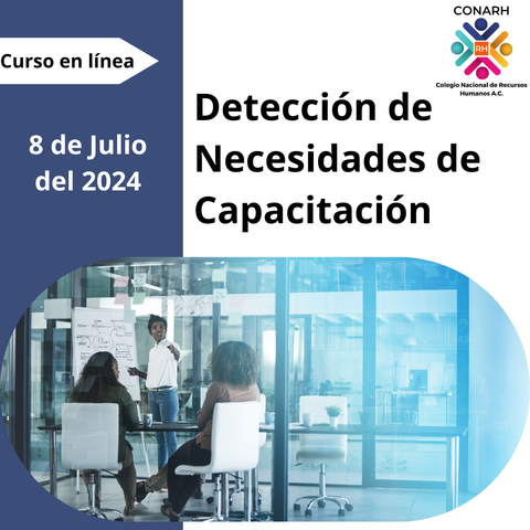 Grabación del curso Detección de Necesidades de Capacitación DNC (8 Julio de 2024)