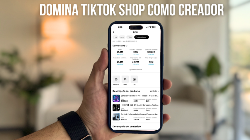 Domina TikTok Shop como Creador
