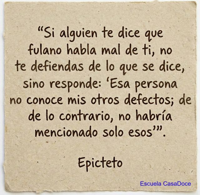 Cuando te vienen con el chisme...