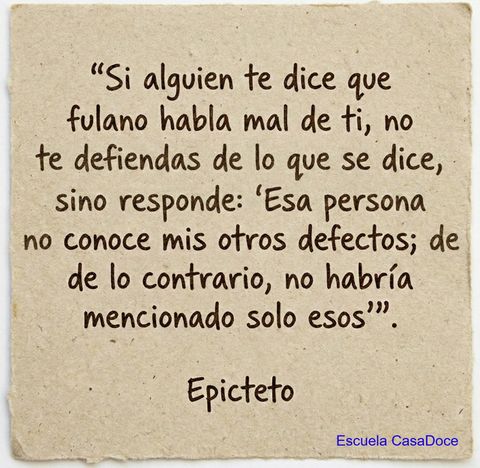 Cuando te vienen con el chisme...