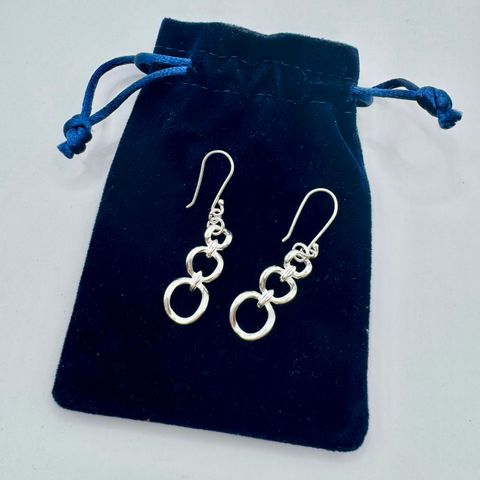 Aretes Trío Circular Elegant