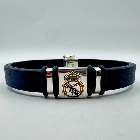 Pulsera de Cuero Real Madrid