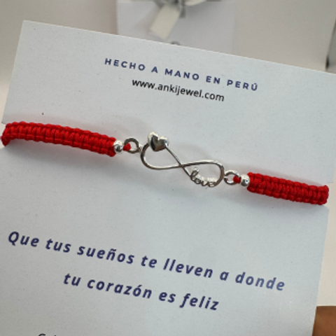 Pulsera de Hilo Amor Infinito