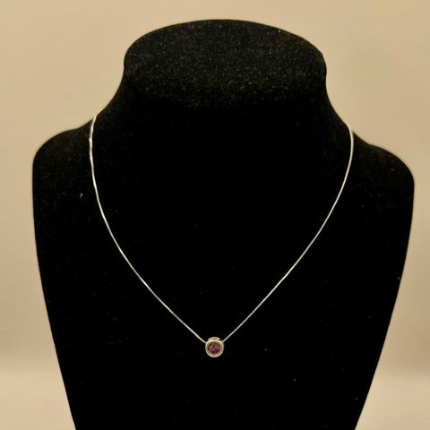 Collar Punto de Luz Lila