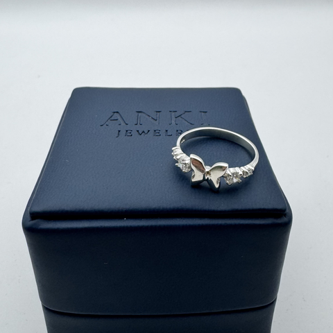 Anillo Mariposa Brillo