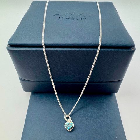 Collar Corazón Tornasol