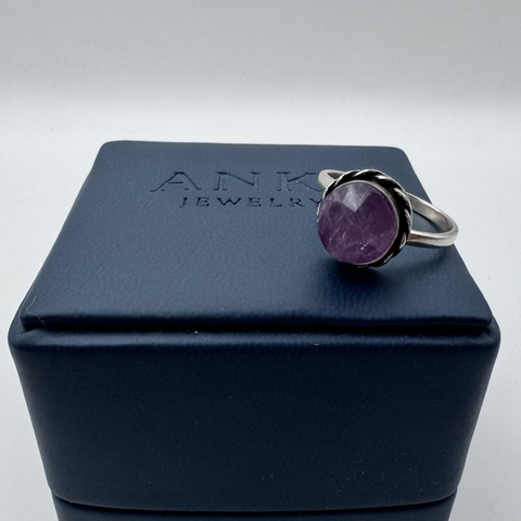Anillo Círculo Amatista