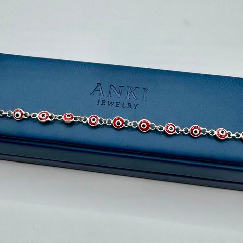 Pulsera Protección Ojo Turco Rojo