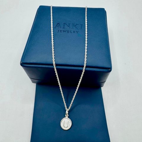 Collar Corazón Crema