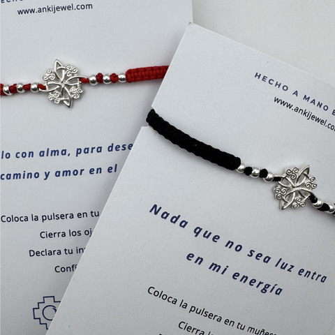 Pulsera de Hilo Espiral Protectora