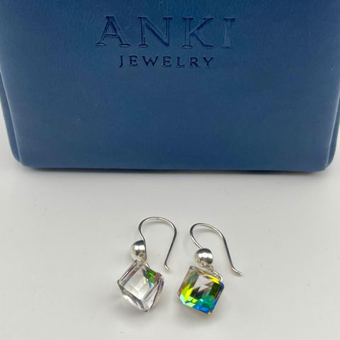 Geometric Cube Earrings