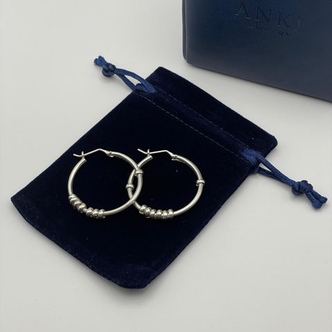 Delicate Beads Hoops