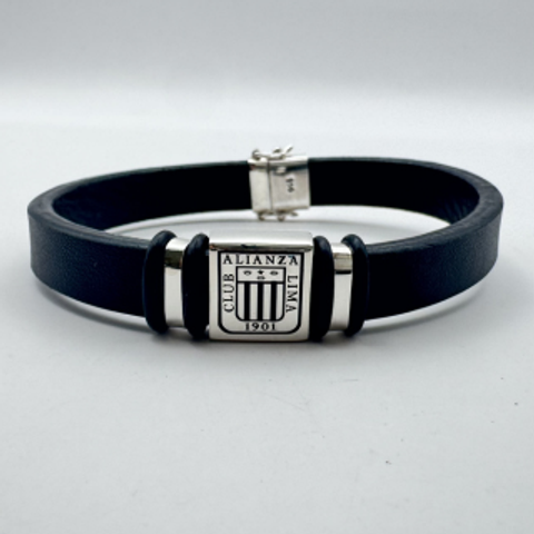 Pulsera de Cuero Alianza Lima