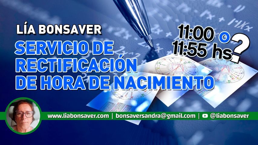 Rectificación de hora de Nacimiento