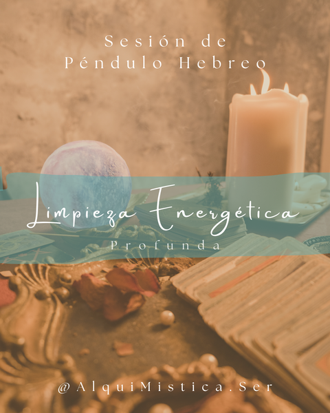 'Limpieza Energética Profunda' - Sesión de Péndulo Hebreo a Distancia