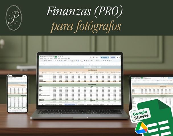 Plantilla de Finanzas para Fotógrafos 2026