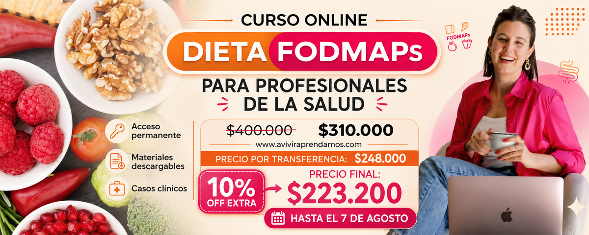 Dieta FODMAPs para profesionales 