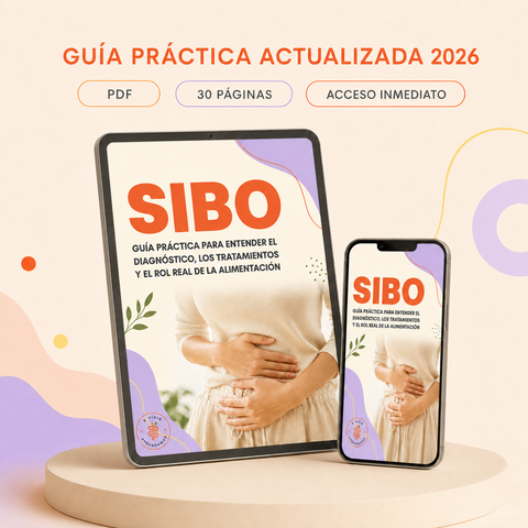 SIBO: guía práctica para entender el diagnóstico, los tratamientos y el rol de la alimentación