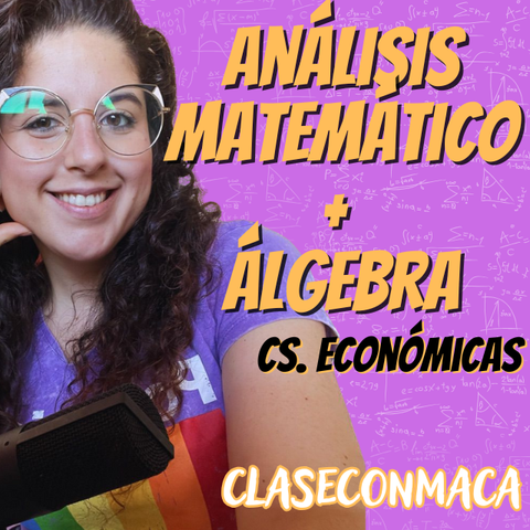Combo para Cs. Economicas - Análisis + Álgebra
