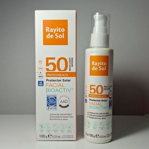Protector solar facial Rayito de Sol Bioactiv