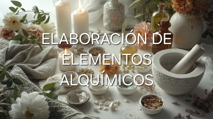 Elaboración de Elementos Alquímicos, dictado por el Maestro Carlos Delamer.