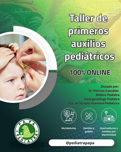 Taller de primeros auxilios pediátricos - Dr. Cascallar