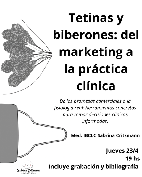 Tetinas y biberones: del marketing a la práctica clínica