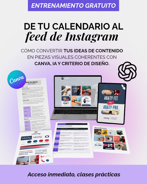 De tu calendario al diseño del feed