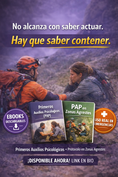 COMBO! Protocolo Psi Emy PAP en zonas agrestes + PAP para servicios de emergencias