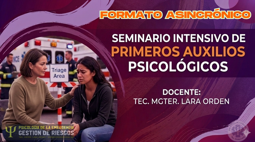 Seminario Intensivo de Primeros Auxilios Psicológicos