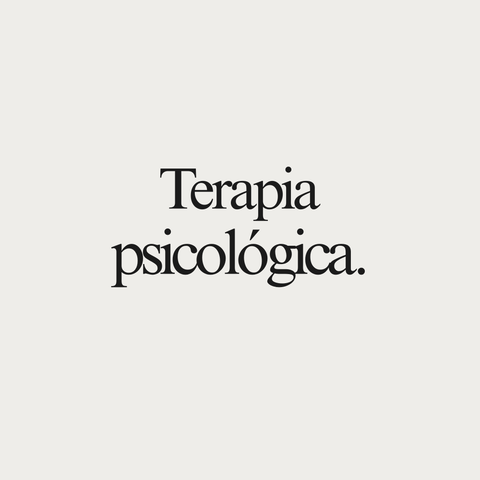 Terapia psicológica