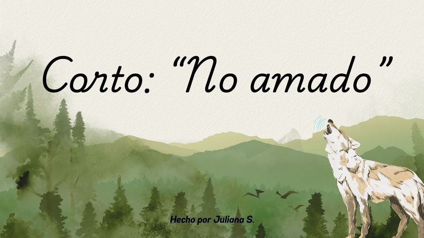 Corto: no amado 