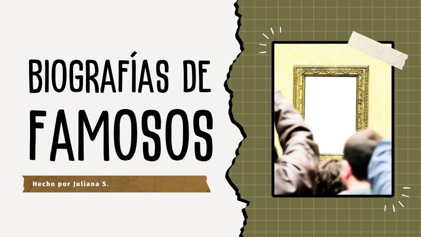 Biografías de famosos: practica el indefinido