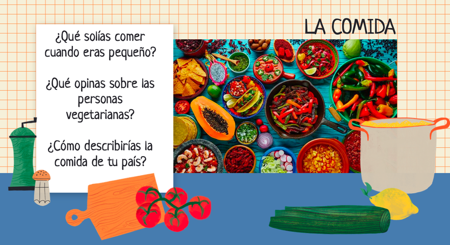 Clase conversacional: comida
