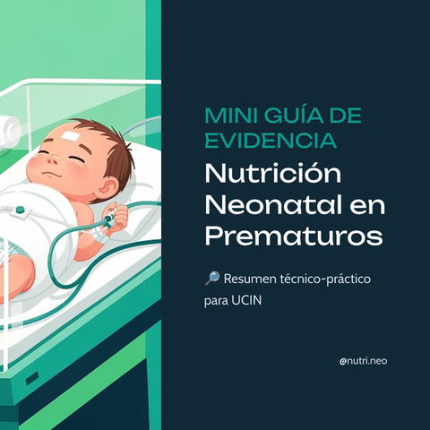 Mini Guía de Evidencia – Nutrición Neonatal en Prematuros
