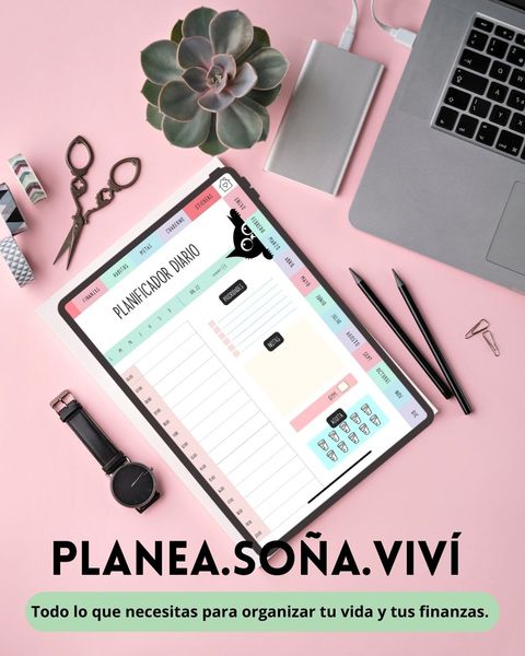 Mega Combo “Planeando Mis Sueños” — Planner Mensual Gatos (515 páginas) + Kakebo + Calendario 2026 + Guías de Finanzas y Desarrollo Personal