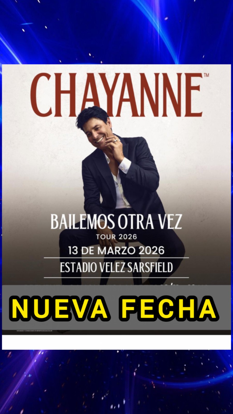Entradas Chayanne en Buenos Aires, Entradas disponibles, Entradas Chayanne
