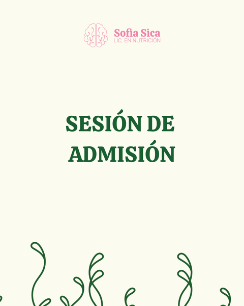 SESIÓN DE ADMISIÓN