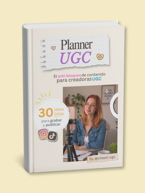 Planner UGC - 30 ideas de contenido para grabar